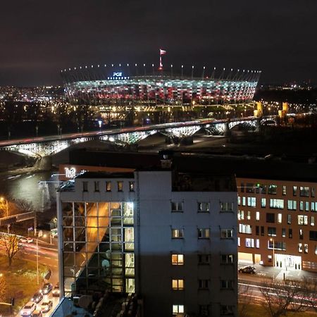 Apartment River Front, Great View From 14Th Floor, Next To Pge Narodowy Stadium, Torwar - By Warsawskyline Apartments Dış mekan fotoğraf