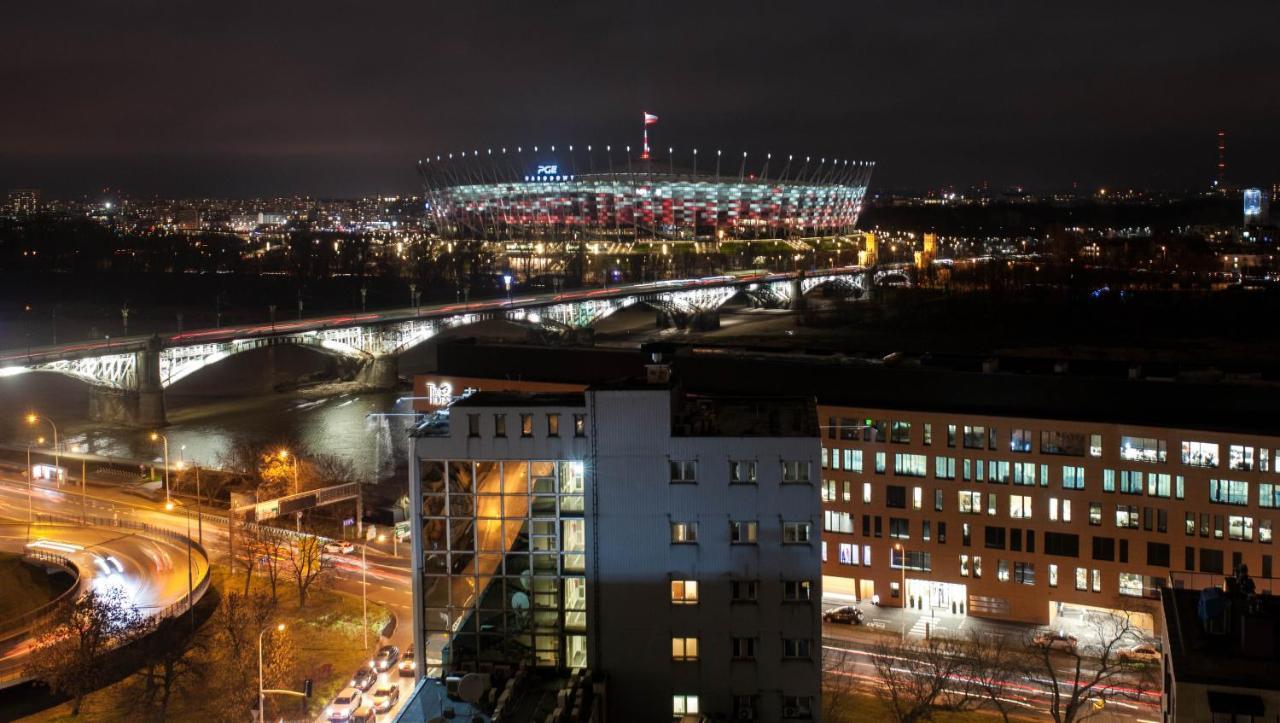 Apartment River Front, Great View From 14Th Floor, Next To Pge Narodowy Stadium, Torwar - By Warsawskyline Apartments Dış mekan fotoğraf